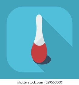 Flat modern design with shadow icons varnish