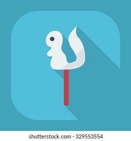 Flat modern design with shadow icons candy