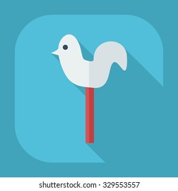 Flat modern design with shadow icons candy