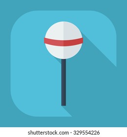 Flat modern design with shadow icons candy