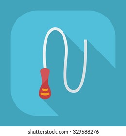 Flat modern design with shadow icons whip