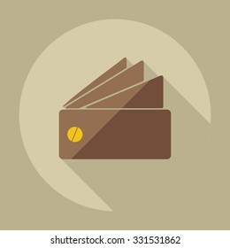 Flat modern design with shadow icons construction