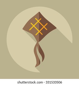 Flat modern design with shadow icons ramadan