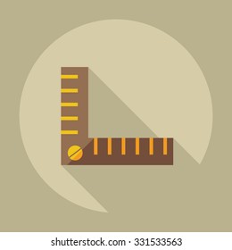 Flat modern design with shadow icons tape