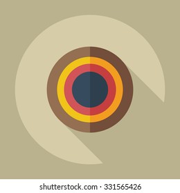Flat modern design with shadow icons sweet