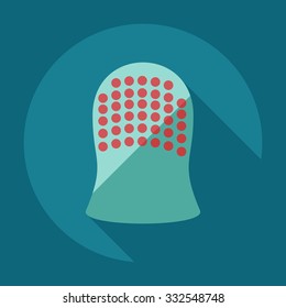 Flat modern design with shadow icons thimble