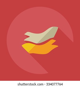 Flat modern design with shadow icons marine tape