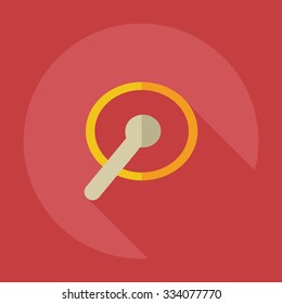 Flat modern design with shadow icons mosque