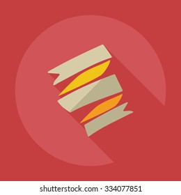 Flat modern design with shadow icons marine tape