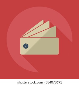 Flat modern design with shadow icons construction