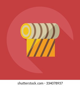 Flat modern design with shadow icons cloth