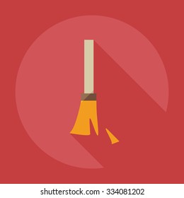 Flat modern design with shadow icons varnish