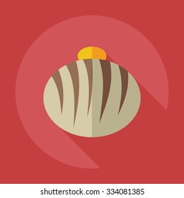 Flat modern design with shadow icons sweet