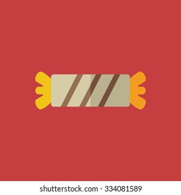 Flat modern design with shadow icons sweet