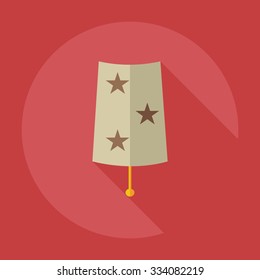 Flat modern design with shadow icons light