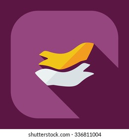 Flat modern design with shadow icons marine tape