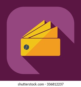Flat modern design with shadow icons construction