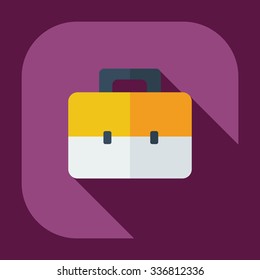 Flat modern design with shadow icons toolbox