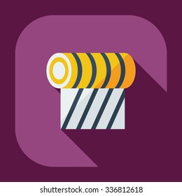 Flat modern design with shadow icons cloth