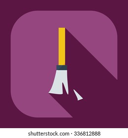 Flat modern design with shadow icons varnish