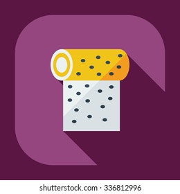 Flat modern design with shadow icons cloth