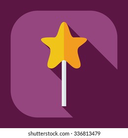 Flat modern design with shadow icons candy
