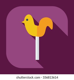 Flat modern design with shadow icons candy