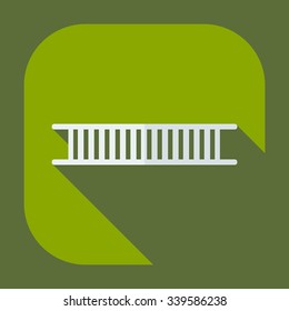 Flat modern design with shadow icons ladder
