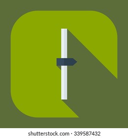 Flat modern design with shadow icons sound