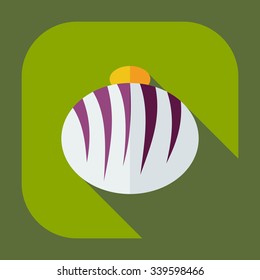 Flat modern design with shadow icons sweet