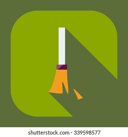 Flat modern design with shadow icons varnish