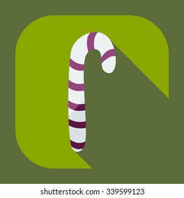 Flat modern design with shadow icons candy
