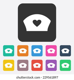 Flat modern design with shadow, SEO. Icons mobile applications and web design. Working optimization:  cap nurses