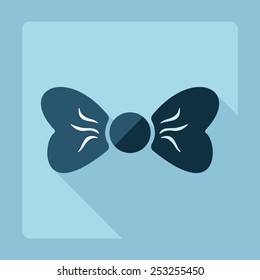 Flat modern design with shadow, tie