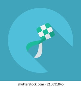 Flat modern design with shadow vector icons: Ketupat