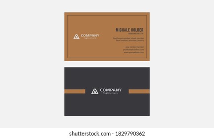 Plantillas de tarjetas de visita de diseño moderno y elegante