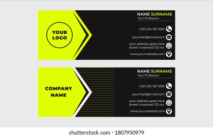 Flat And Modern Email Signature Templates