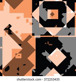 flat modern geometry - vector seamless pattern