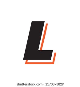 Flat and Modern L Letter Logo Design