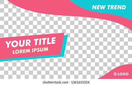Flat Modern Landscape Web Banner Template