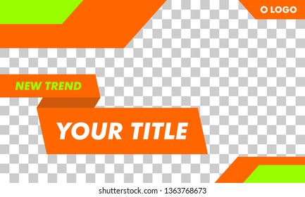 Flat Modern Landscape Web Banner Template