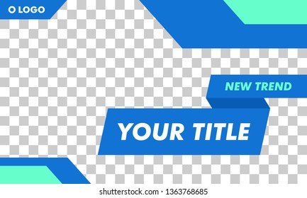 Flat Modern Landscape Web Banner Template