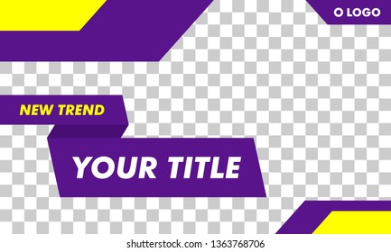 Flat Modern Landscape Web Banner Template
