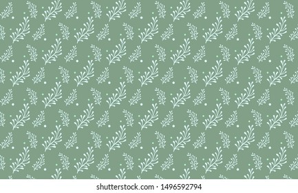 flat modern leaves background pattern