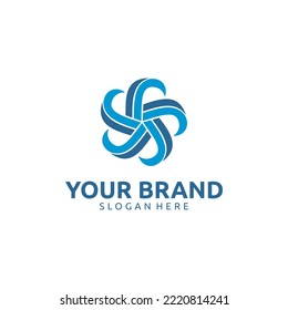 	
FLACHMODERNES STAR-LOGO-DESIGN