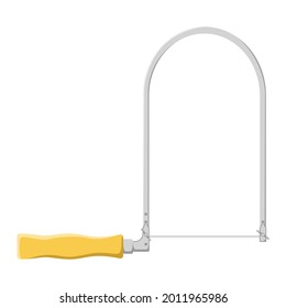 A flat and modern style coping saw image for those of you who need a saw element for your modern and flat construction presentation, animation, stop motion material. 