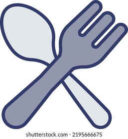 Icono de restaurante vectorial moderno y plano