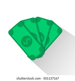 flat money background concept. Vector illustration