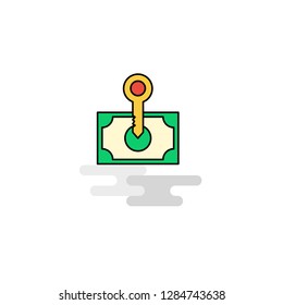 Flat Money  Icon. Vector