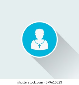 flat monk icon